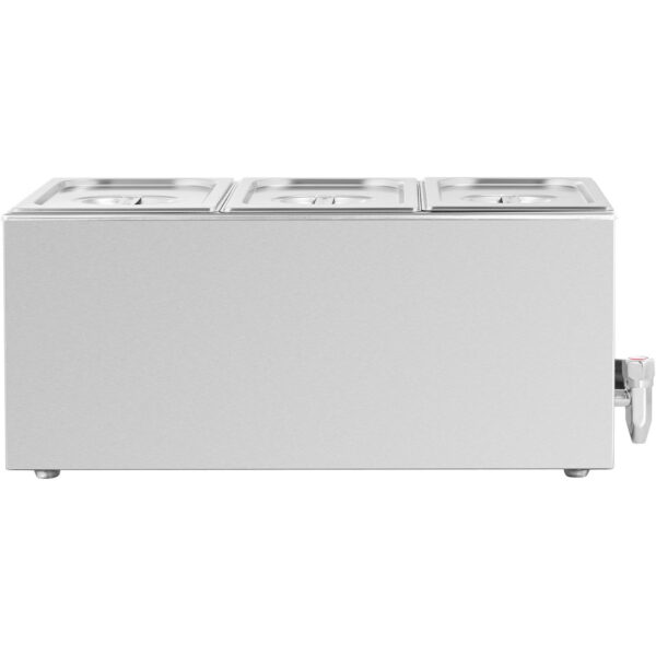 Bemar podgrzewacz elektryczny z kranem 3 x GN 1/3 600 W 4 10012618 4