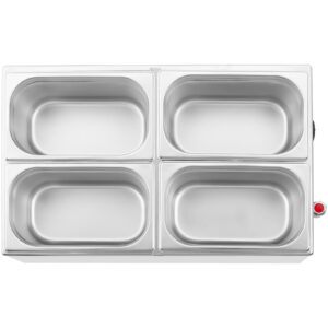 Bemar podgrzewacz elektryczny z kranem 4 x GN 1/4 600 W 10 Bemar podgrzewacz elektryczny z kranem 4 x GN 1/4 600 W - obrazek 5