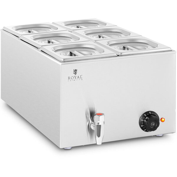 Bemar podgrzewacz do potraw bufet grzewczy 6 x GN 1/6 600 W 1 10012620 1