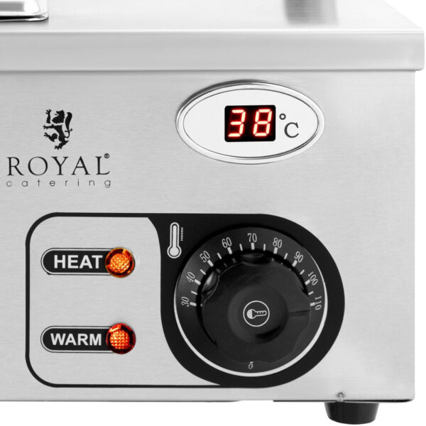 Bemar podgrzewacz do potraw bufet grzewczy z osłoną 4 x GN 1/2 2000 W 2 10012622 2