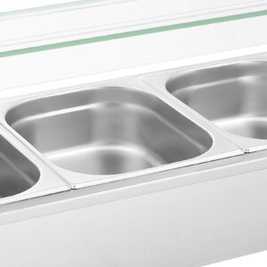 Bemar podgrzewacz do potraw bufet grzewczy z osłoną 4 x GN 1/2 2000 W - obrazek 5