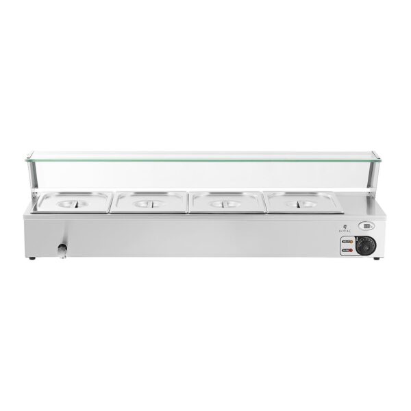 Bemar podgrzewacz do potraw bufet grzewczy z osłoną 4 x GN 1/2 2000 W 5 10012622 5