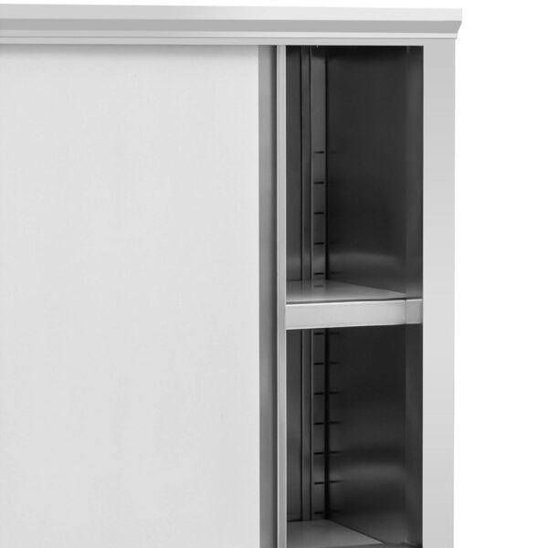 Szafa gastronomiczna magazynowa ze stali nierdzewnej drzwi suwane 200 kg 120 x 50 x 180 cm 2 10012698 2