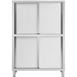 Szafa gastronomiczna magazynowa ze stali nierdzewnej drzwi suwane 200 kg 120 x 50 x 180 cm 12 Szafa gastronomiczna magazynowa ze stali nierdzewnej drzwi suwane 200 kg 120 x 50 x 180 cm - obrazek 6