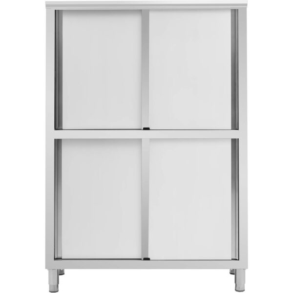 Szafa gastronomiczna magazynowa ze stali nierdzewnej drzwi suwane 200 kg 120 x 50 x 180 cm 5 10012698 5