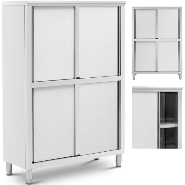 10012698-szafa-gastronomiczna-magazynowa-ze-stali-nierdzewnej-drzwi-suwane-200-kg-120-x-50-x-180-cm-ean-4062859096357-hurtownia-sklep-tanio 10012698 szafa gastronomiczna magazynowa ze stali nierdzewnej drzwi suwane 200 kg 120 x 50 x 180 cm ean 4062859096357 hurtownia sklep tanio