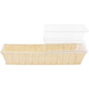 Kosz ekspozycyjny bufetowy na pieczywo owoce z pokrywką 530 x 328 x 140 mm 10 Kosz ekspozycyjny bufetowy na pieczywo owoce z pokrywką 530 x 328 x 140 mm - obrazek 5