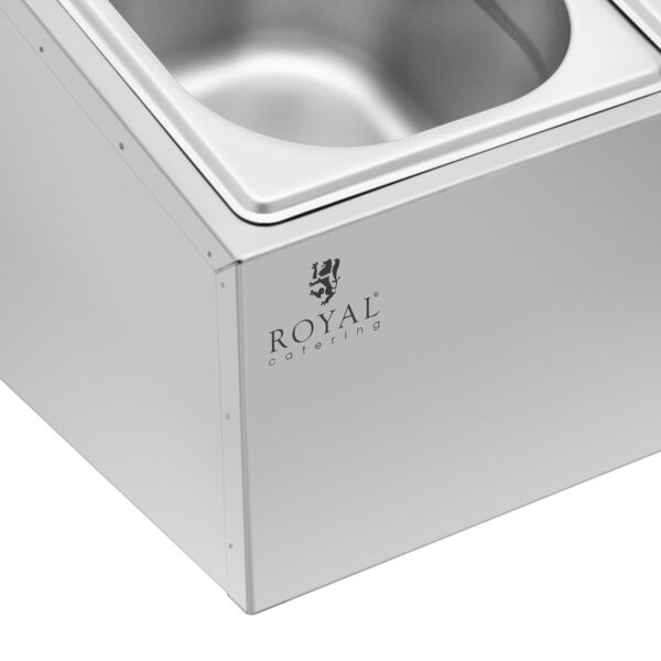 Ekspozytor stojak na pojemniki gastronomiczne 5 x GN 1/6 9.5 l + pojemniki z pokrywkami 2 10012752 2