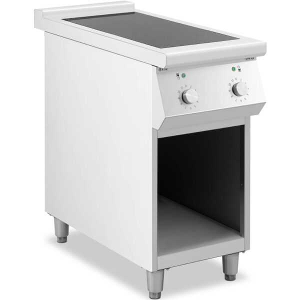 Kuchnia indukcyjna 2 palnikowa wolnostojąca na otwartej podstawie 400 V 8500 W 1 10012788 1