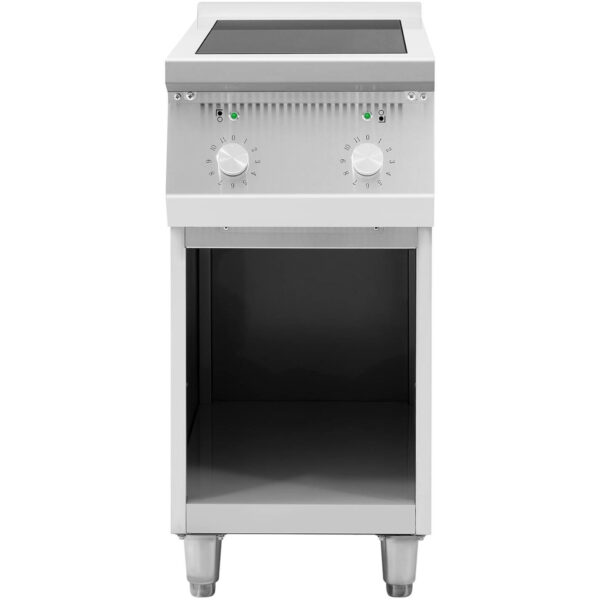 Kuchnia indukcyjna 2 palnikowa wolnostojąca na otwartej podstawie 400 V 8500 W 6 10012788 6