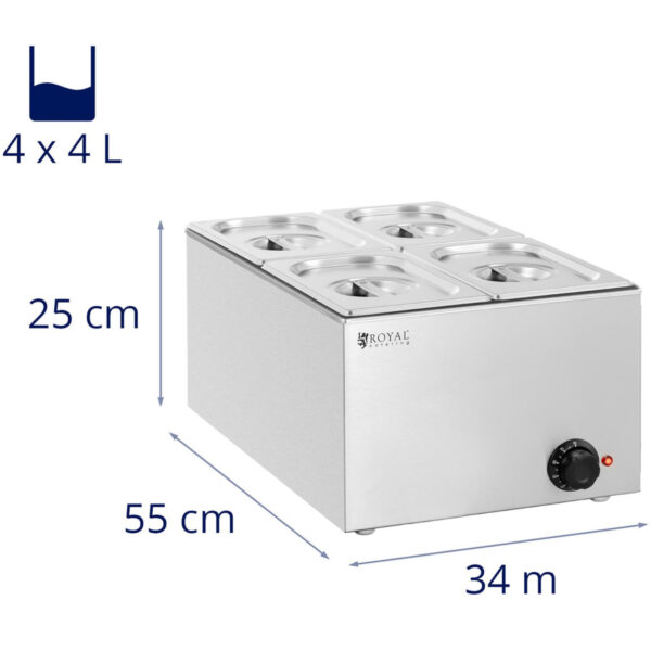 Bemar podgrzewacz elektryczny 4 x GN 1/4 640 W 6 10012830 6