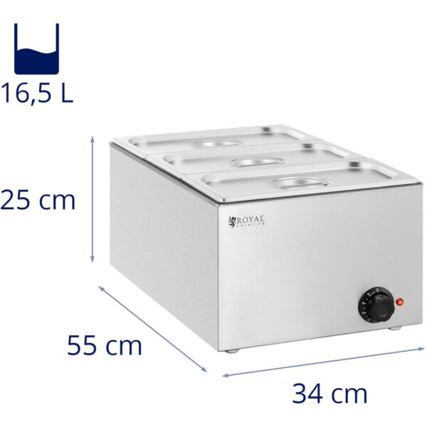 Bemar podgrzewacz elektryczny 3 x GN 1/3 640 W 6 10012831 6