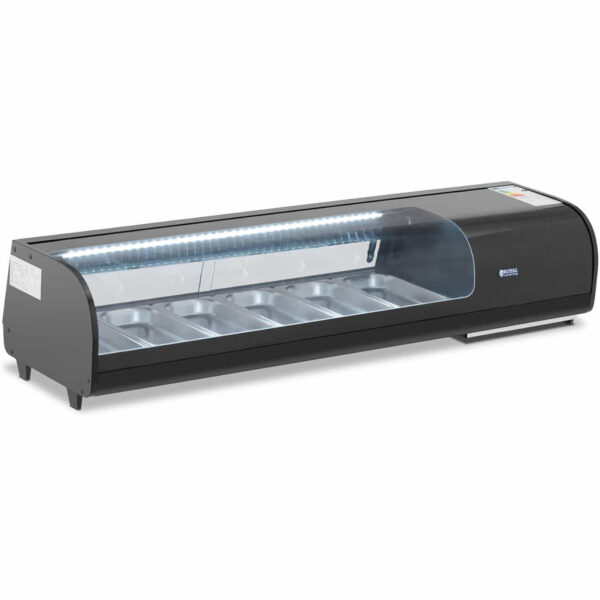Witryna nadstawa chłodnicza do sushi z oświetleniem LED 6 x GN 1/3 1 10012868 1