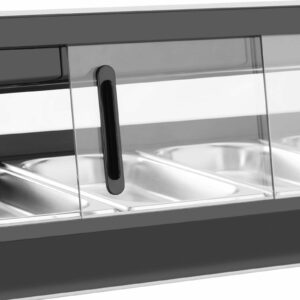 Witryna nadstawa chłodnicza do sushi z oświetleniem LED 6 x GN 1/3 7 Witryna nadstawa chłodnicza do sushi z oświetleniem LED 6 x GN 1/3 - obrazek 4