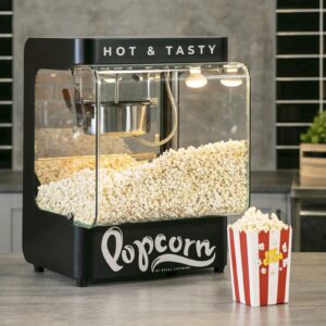 Maszyna urządzenie do prażenia popcornu 4-5 kg/h 1.2 l czarna 14 Maszyna urządzenie do prażenia popcornu 4-5 kg/h 1.2 l czarna - obrazek 4