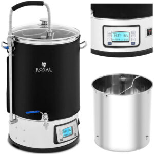 Kocioł warzelny zacierny do produkcji piwa brzeczki LCD 25-100C 30 l 6 Kocioł warzelny zacierny do produkcji piwa brzeczki LCD 25-100C 30 l - obrazek 1
