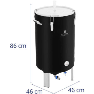 Pojemnik kocioł fermentacyjny fermentator do piwa wina z izolacją 0-40C 70 l 9 Pojemnik kocioł fermentacyjny fermentator do piwa wina z izolacją 0-40C 70 l - obrazek 5