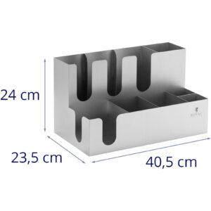 Stojak organizer na kubki wieczka mieszadełka cukier do kawy 11 Stojak organizer na kubki wieczka mieszadełka cukier do kawy - obrazek 6