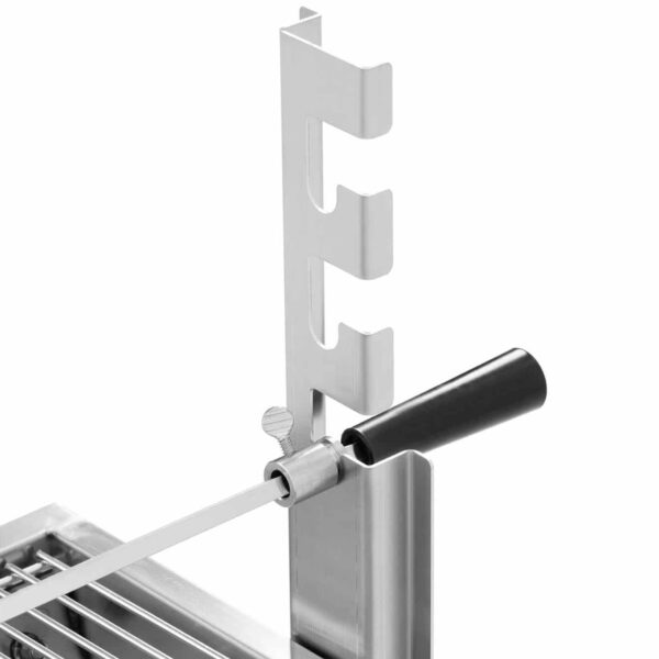 Grill węglowy z rożnem obrotowym elektrycznym do pieczenia prosiaka 4 W 15 kg 82 cm 3 10012928 3