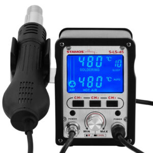 Stacja lutownicza kolbowa HOT AIR 70W LCD S-LS-45 S - ZESTAW 21el. 10 Stacja lutownicza kolbowa HOT AIR 70W LCD S-LS-45 S - ZESTAW 21el. - obrazek 3