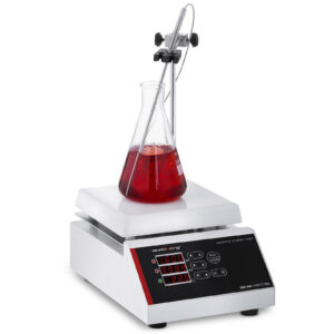 Mieszadło magnetyczne laboratoryjne 220deg C timer + mieszadełka 6 Mieszadło magnetyczne laboratoryjne 220deg C timer + mieszadełka - obrazek 2