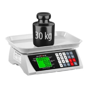 Waga spożywcza sklepowa licząca z pamięcią i funkcją liczenia sztuk SBS-PW-301CA 30kg / 1g 7 Waga spożywcza sklepowa licząca z pamięcią i funkcją liczenia sztuk SBS-PW-301CA 30kg / 1g - obrazek 3