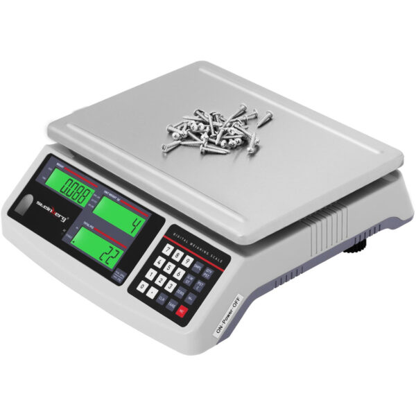 Waga sklepowa handlowa licząca LCD 30.5 x 22 cm 30 kg / 1 g 3 10030320 3