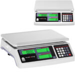 10030320 waga sklepowa handlowa liczaca lcd 305 x 22 cm 30 kg 1 g ean 4250928689856 hurtownia sklep tanio