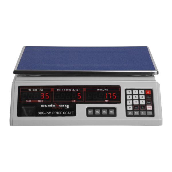 Waga sklepowa handlowa cenowa biała 30kg / 2g 2 10030335 2