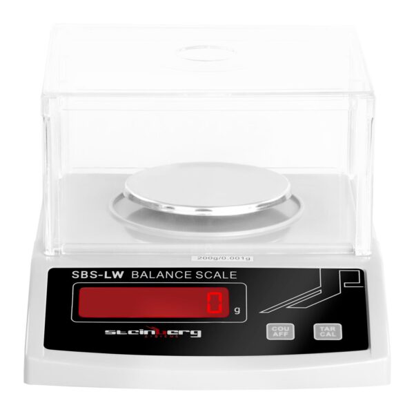 Waga laboratoryjna precyzyjna ze szklaną osłoną wyświetlaczem LED 200g / 0.001g 2 10030338 3