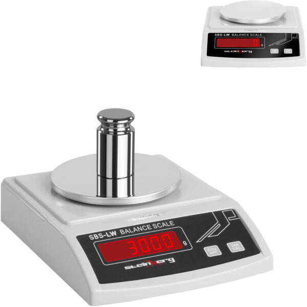 Waga laboratoryjna precyzyjna z wyświetlaczem LED 3000g / 0.1g 1 10030340 waga laboratoryjna precyzyjna z wyswietlaczem led 3000g 0 1g hurtownia sklep cena