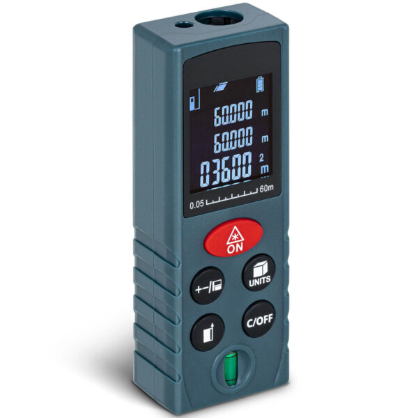 Dalmierz laserowy z wyświetlaczem LCD 60 m / 2 mm 1 10030437 1