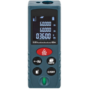 Dalmierz laserowy z wyświetlaczem LCD 60 m / 2 mm 10 Dalmierz laserowy z wyświetlaczem LCD 60 m / 2 mm - obrazek 5