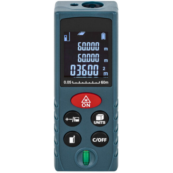Dalmierz laserowy z wyświetlaczem LCD 60 m / 2 mm 4 10030437 4