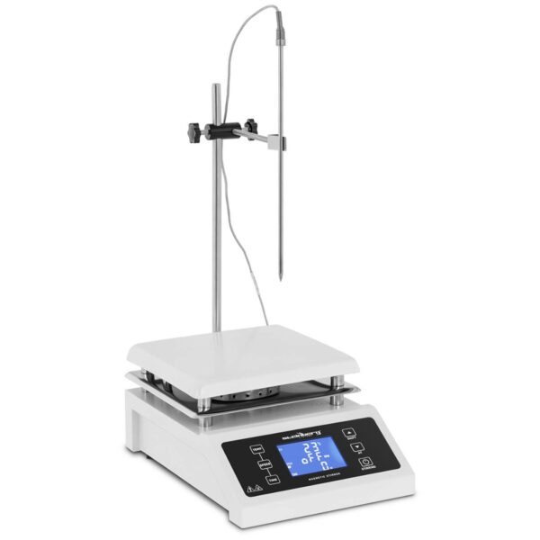 Mieszadło magnetyczne laboratoryjne + stojak z uchwytem timer 350deg C 2000 obr./min 1 10030450 1