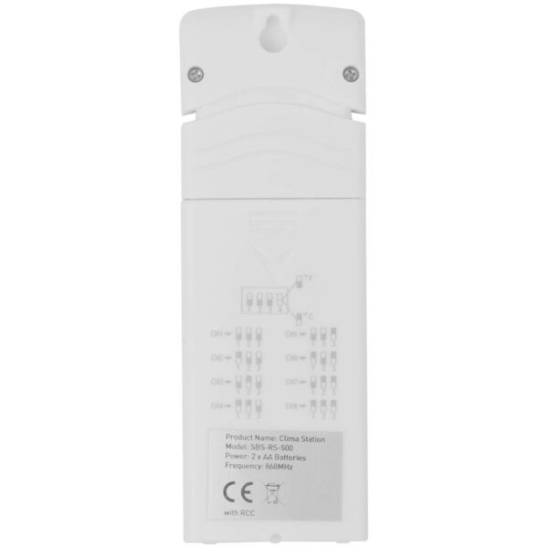 Bezprzewodowa stacja pogodowa 5 czujników microSD USB 3 10030456 3