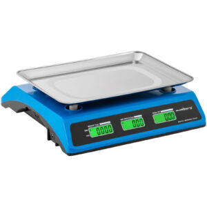 Waga sklepowa kontrolna LCD 34 x 24 cm 40 kg / 2 g niebieska 9 Waga sklepowa kontrolna LCD 34 x 24 cm 40 kg / 2 g niebieska - obrazek 3