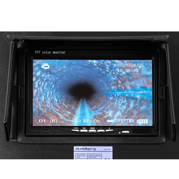 Endoskop kamera inspekcyjna LCD TFT 7'' śr. rur 40-80 mm dł. 50m 3 10030556 3