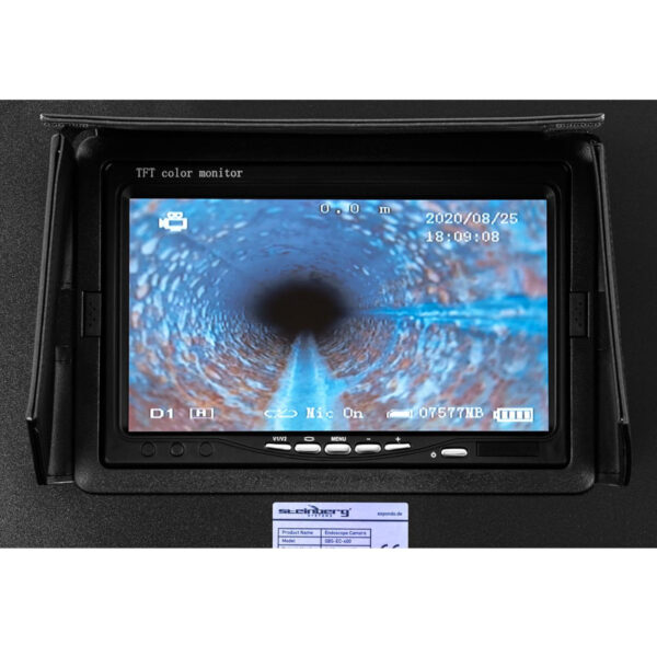 Endoskop kamera inspekcyjna LCD TFT 7'' śr. rur 40-80 mm dł. 40m 3 10030557 3