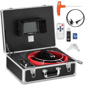 Endoskop kamera diagnostyczna inspekcyjna w walizce 12 LED TFT 7 '' SD 20 m 10 Endoskop kamera diagnostyczna inspekcyjna w walizce 12 LED TFT 7 '' SD 20 m - obrazek 1
