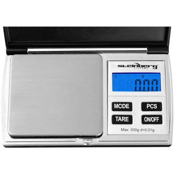 Waga kieszonkowa precyzyjna jubilerska zliczanie sztuk LCD 500 / 0.01 g 1 10030571 1