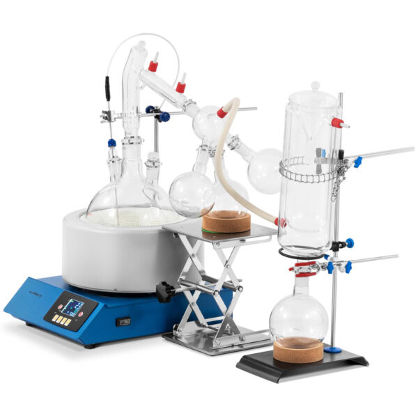 Destylator laboratoryjny do oddzielania substancji z krótką ścieżką 5 l 1800 obr./min 1100 W 1 10030661 1