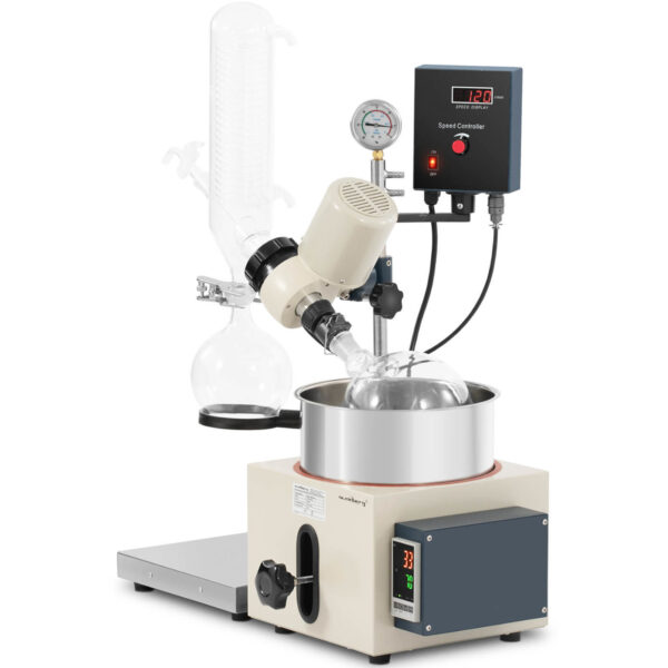 Wyparka próżniowa rotacyjna do laboratorium 1 l 120 obr./min 40 W 1 10030663 1