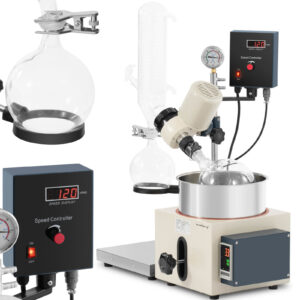 Wyparka próżniowa rotacyjna do laboratorium 1 l 120 obr./min 40 W 7 Wyparka próżniowa rotacyjna do laboratorium 1 l 120 obr./min 40 W - obrazek 1