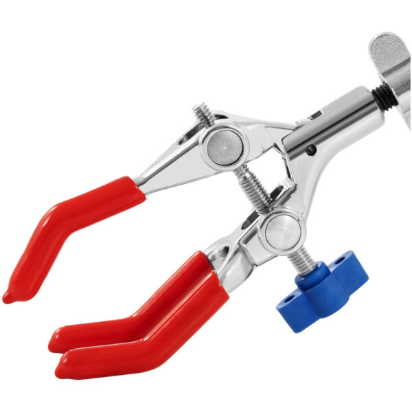 Łapa laboratoryjna do kolb chłodnic 3 palce z zaciskiem 200 mm 2 10030763 2