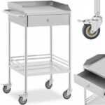 10030866 wozek hotelowy serwisowy stal 2 polki szuflada 62 x 82 x 46 cm ean 4062859070845 hurtownia sklep