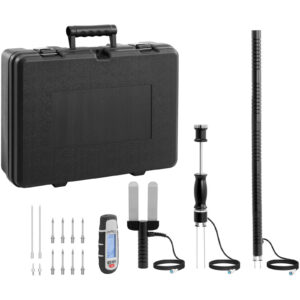 Wilgotnościomierz miernik wilgotności do materiałów budowlanych LCD 1-75% ZESTAW 9 Wilgotnościomierz miernik wilgotności do materiałów budowlanych LCD 1-75% ZESTAW - obrazek 2