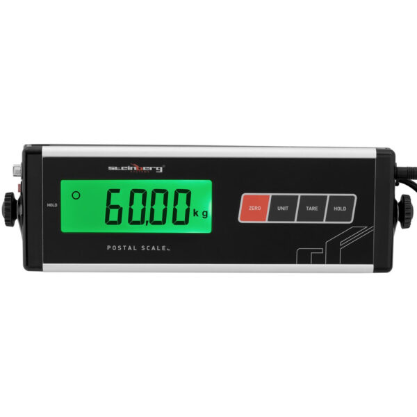 Waga pocztowa platformowa do paczek listów z zewnętrznym LCD 35.5 x 40.5 60 kg/ 0.02 kg 2 10030934 2