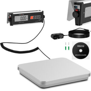 Waga pocztowa platformowa do paczek listów z zewnętrznym LCD 35.5 x 40.5 60 kg/ 0.02 kg 8 Waga pocztowa platformowa do paczek listów z zewnętrznym LCD 35.5 x 40.5 60 kg/ 0.02 kg - obrazek 1