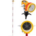 10031028 mini pryzmat lustro dalmiercze geodezyjne z tyczka i podstawa srebrna powloka sr 3 6 cm 1 26 m ean 4062859137944 hurtownia sklep